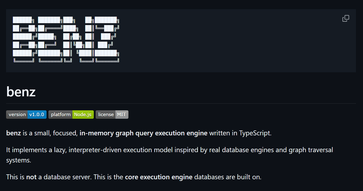 benz: Graph Query Execution Engine